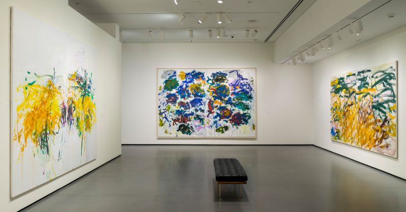 The extra ordinary Joan Mitchell retrospective opened at the Louis Vuitton  Foundation last night. A new, exciting addition is two floors…